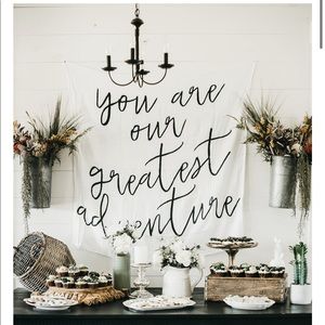 Modern Burlap Swaddle